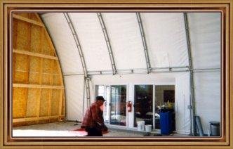 large temporary buildings